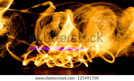 Carnival Light Burning Man