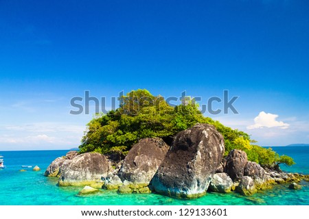 Marine Fantasy Rock Island