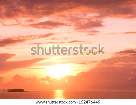 Idyllic Wallpaper Sunset Paradise