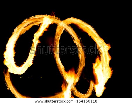 Burning Man Fiery Motion