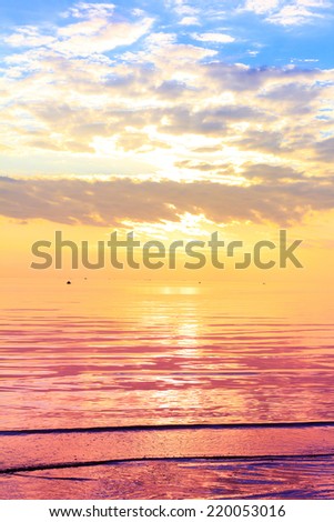 Dawn Sun Panorama