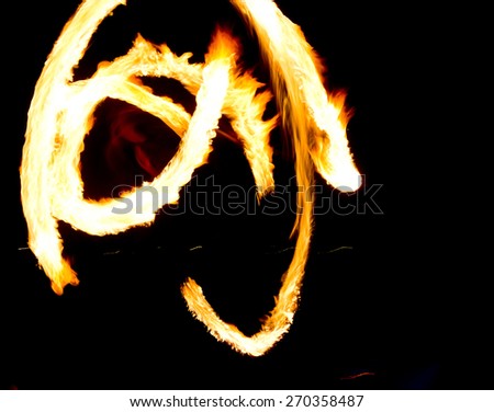 Burning Man Fire Show