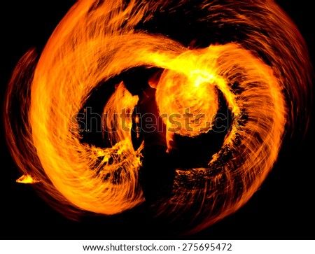 Flaming Trails Burning Man