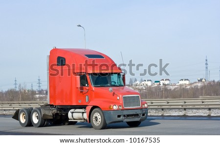 red hauler truck of my trucks and business vehicles series - See similar images of this \