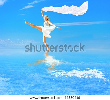i walk on water and fly like a wind    -  of  