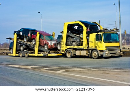  Carriers on Car Carrier Truck Stock Photo 21217396   Shutterstock