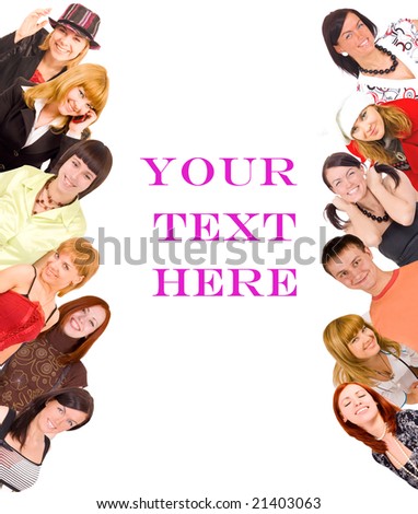 We want your text here