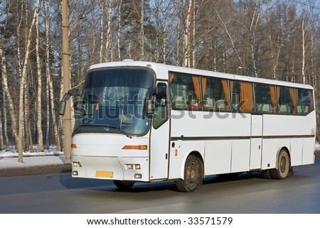 bus on road