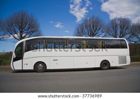 blank tour bus - of \