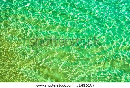 Green water pattern
