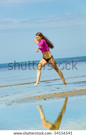 running with my reflection
