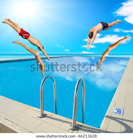 Group Summer Pool