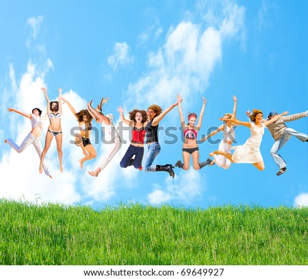 Jumping People Success