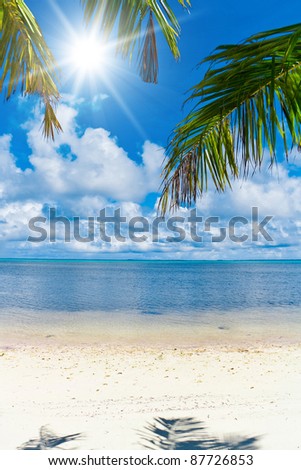 beautiful beach view