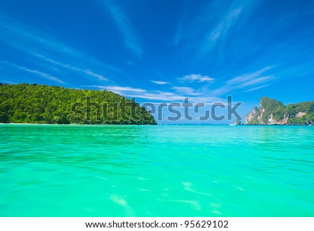 Wallpaper View Seascape Azure