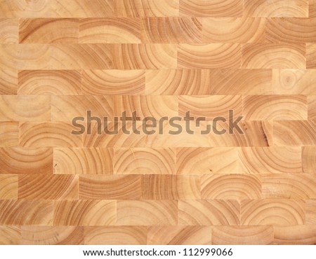 Wooden butcher\'s block background, new and without knife marks.