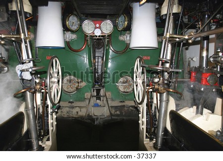 Detail of Engine Room on Steam Ship