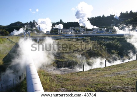 Geothermal Energy Plant, New Zealand