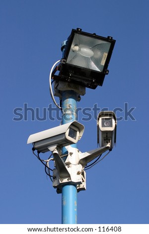 Security light & camera.