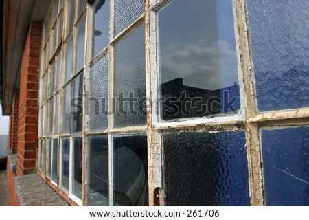 Tatty old window in need of repair