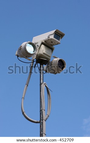 CCTV equipment with infra-red lighting