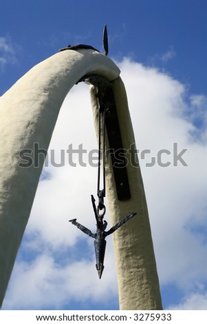 Whalebone arch at Bragar, Isle of Lewis