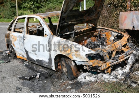 Burned-out Car