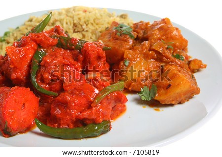 chicken curry with rice. Chicken Curry with rice