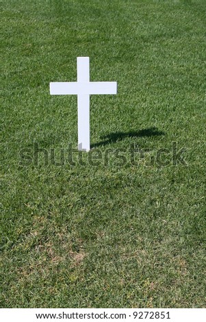 White Cross honoring Robert F Kennedy, Arlington Cemetery