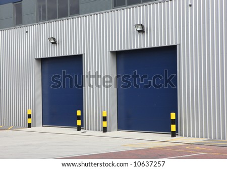 Industrial Unit with steel roller shutter doors