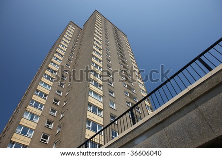 High density social housing block