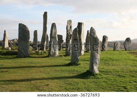Stone circle at Callanish, Isle of Lewis, Outer Hebrides
