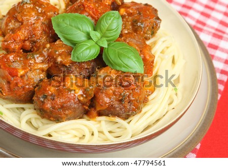 Meatball Spaghetti Bolognese