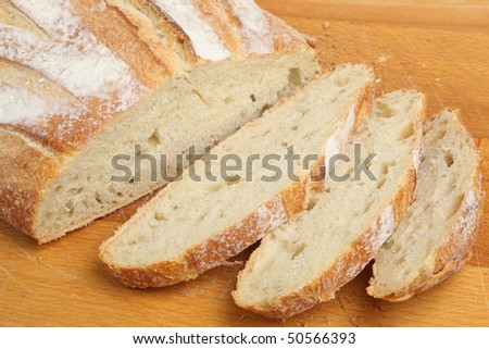 Stone-baked fresh bread