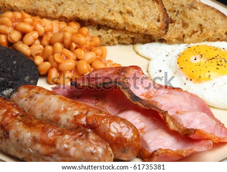 English cooked breakfast