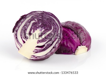Cabbage, Common Cabbage, Red Cabbage (Brassica oleracea L. var. Capitata L.).