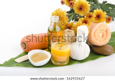 Scrub carrots, honey, olive oil for sensitive skin, add lemon spa treatments.