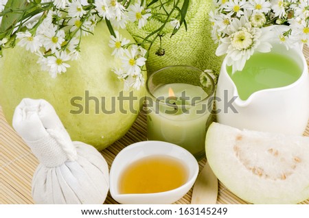 Face mask with fresh guava and honey (spa treatments at Secret of health, beauty and relaxation.