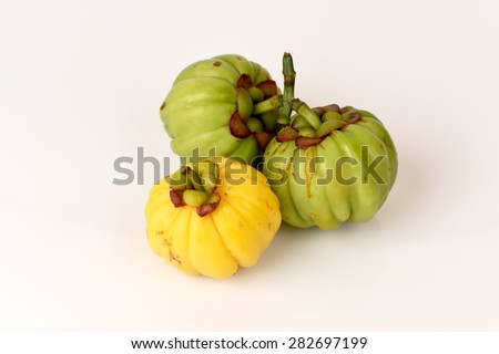 Garcinia atroviridis fruit, extract as a weight loss product. , Due to the substance Hydroxycitric Acid, which helps inhibit the enzyme in the process fat by eating foods high in carbohydrates.