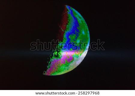 abstract moon