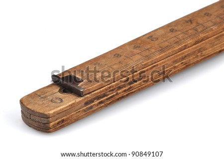 Old Wooden Ruler