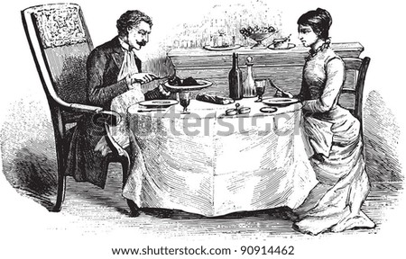 Kitchen Table Illustration