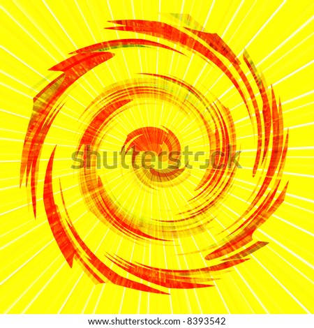 Sun Spiral Heat Wave