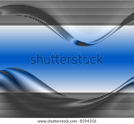 Tech Smooth Waves Abstract