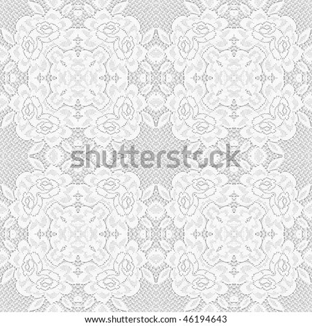 white lace design