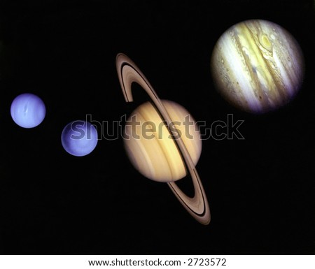 outer space pictures of planets. of planets in outer space.