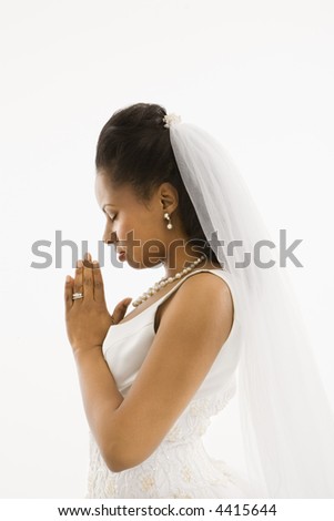 Bride Praying
