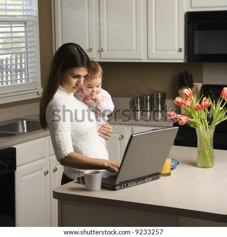 Computer In Kitchen