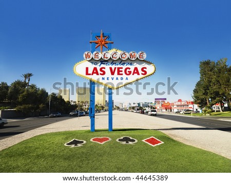 welcome to fabulous las vegas sign at night. Fabulous Las Vegas Nevada