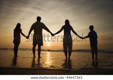 stock photo : Silhouette of
